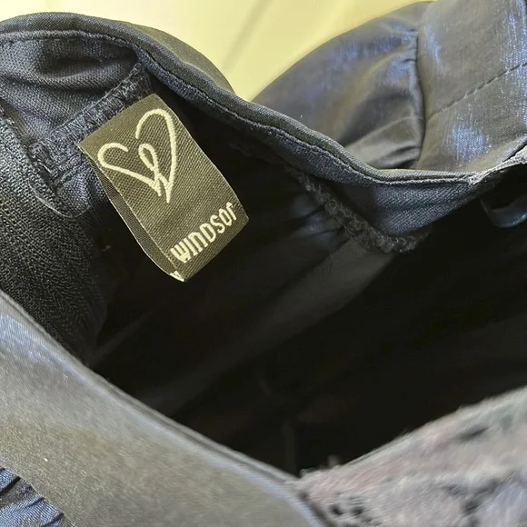 Windsor Blue Silky Formal Dress - Picture 5 of 6